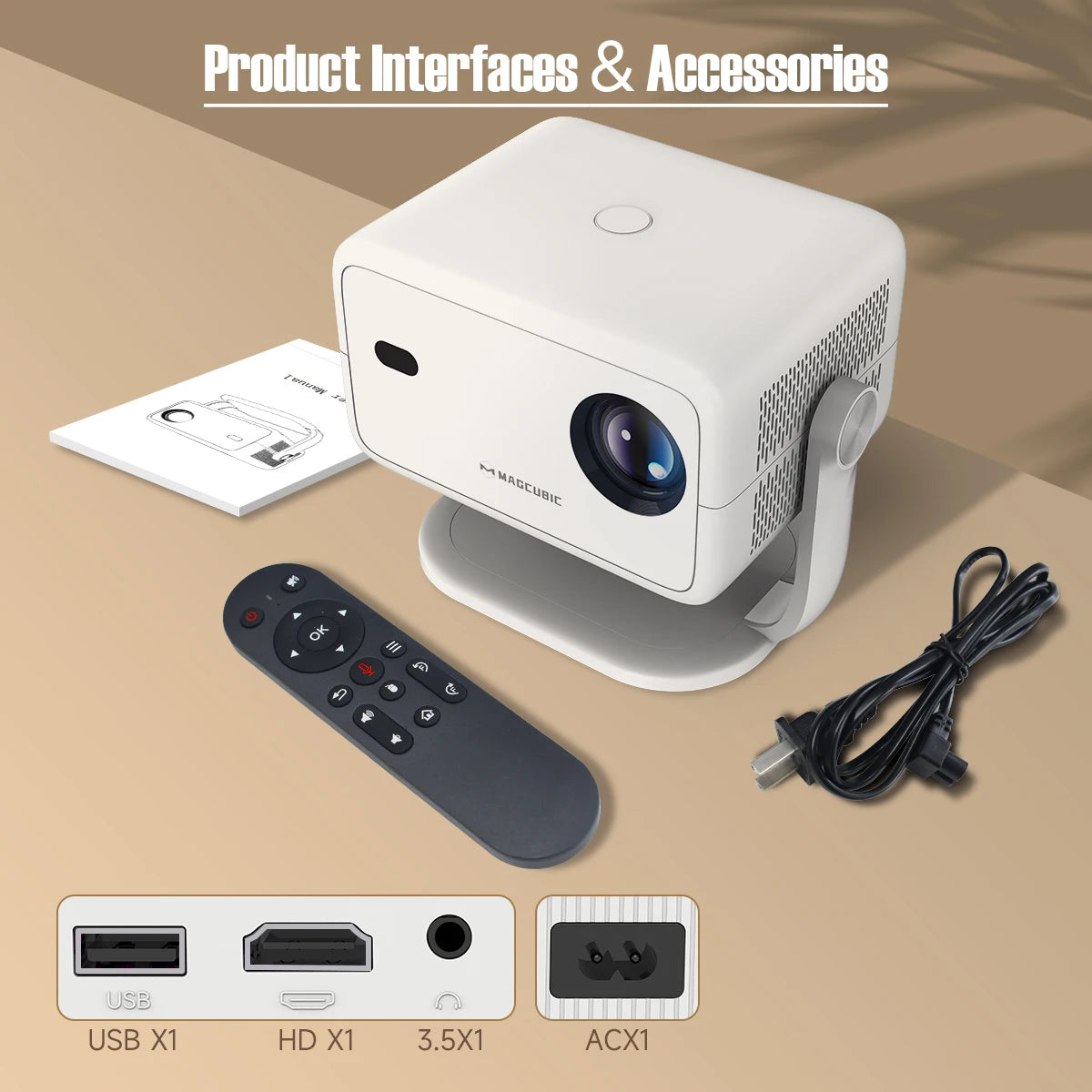 The Hero: The Magcubic Native 1080p 650 ANSI Projector