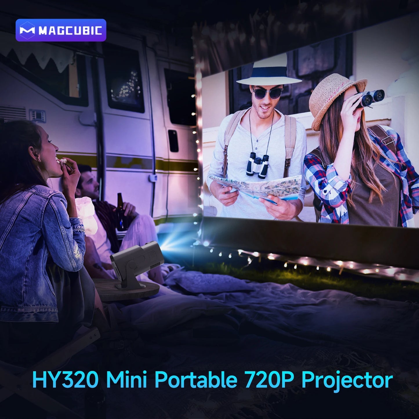 The Pocket Rocket: The Magcubic HY320 Portable Projector