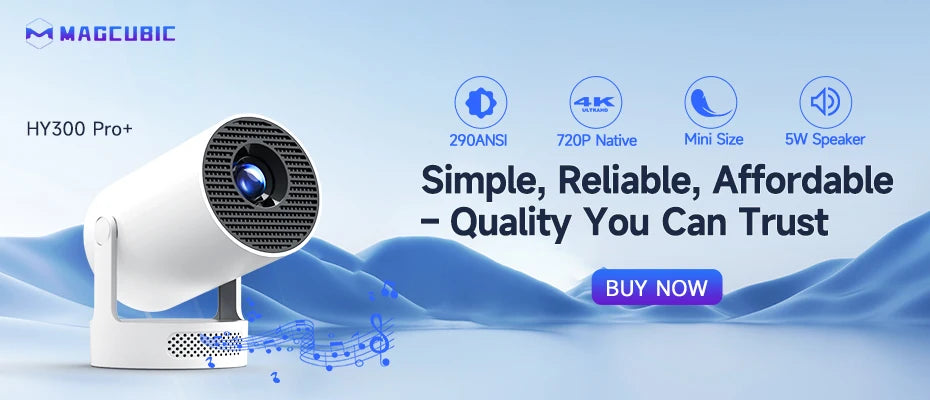 The Hero: The Magcubic Native 1080p 650 ANSI Projector