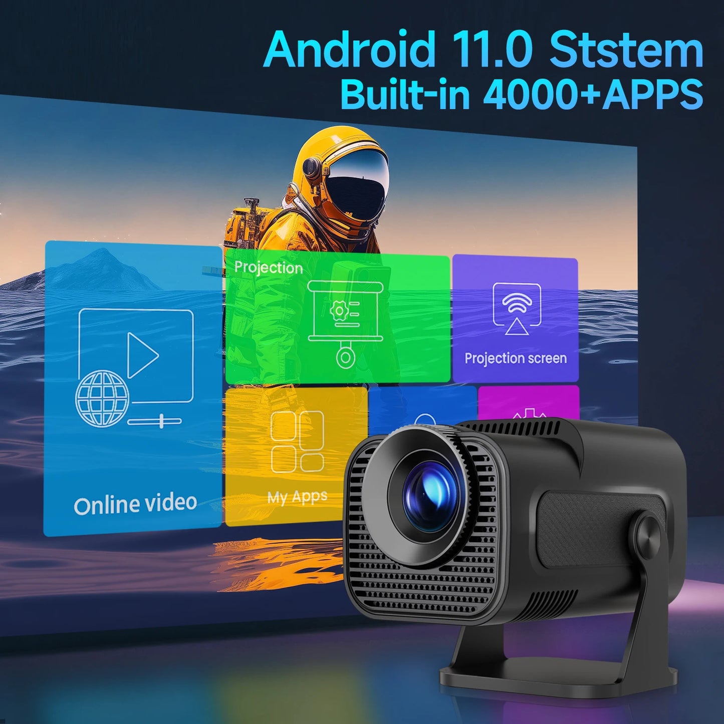 The Pocket Rocket: The Magcubic HY320 Portable Projector