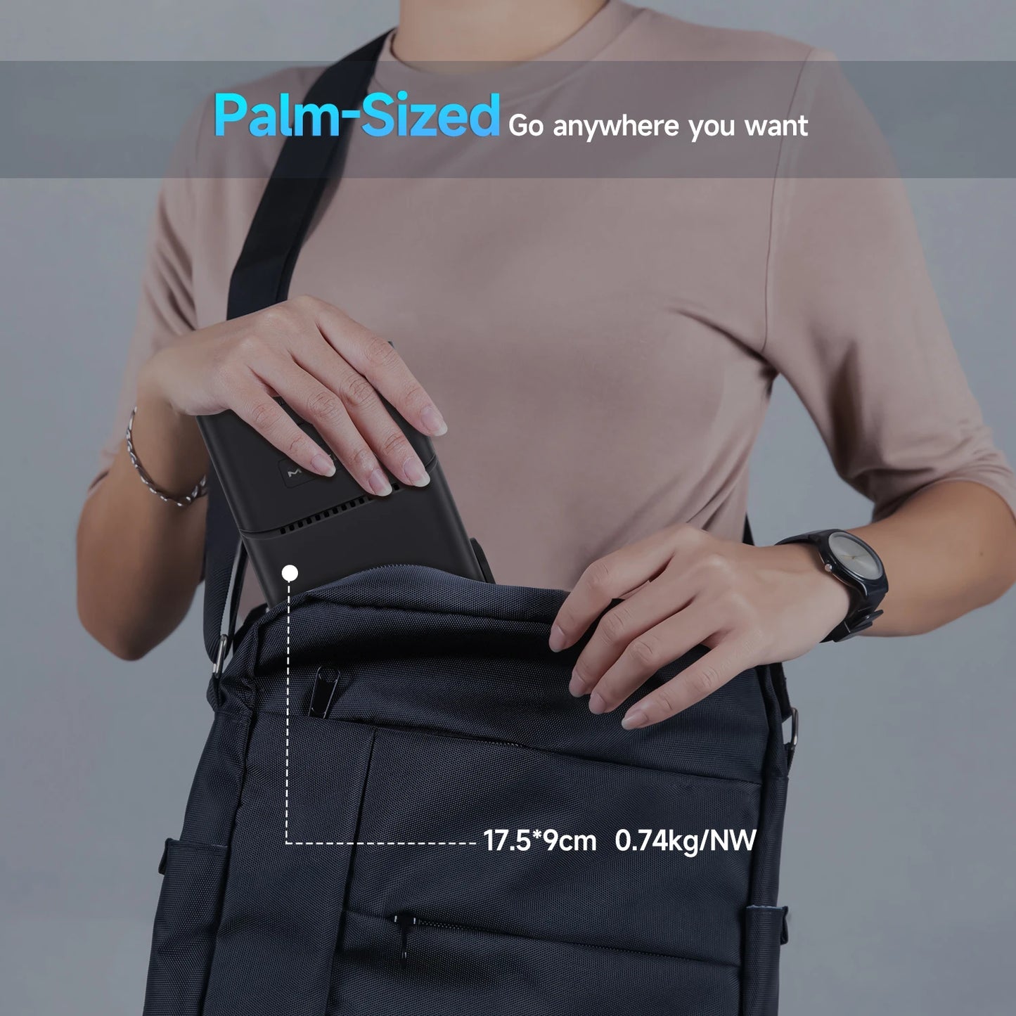 The Pocket Rocket: The Magcubic HY320 Portable Projector