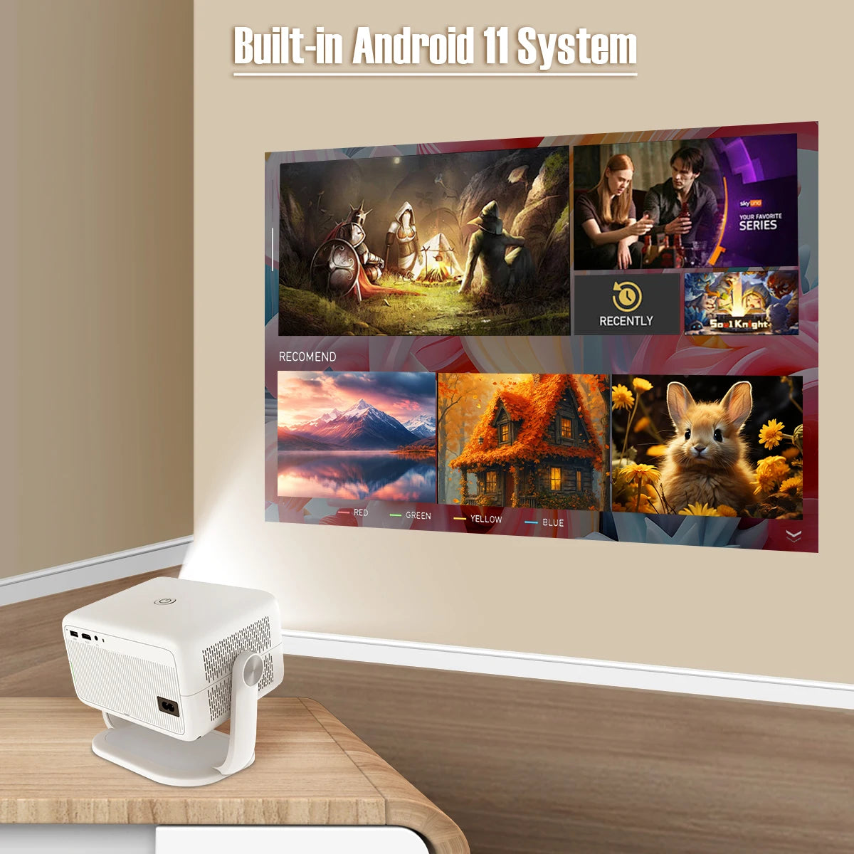 The Hero: The Magcubic Native 1080p 650 ANSI Projector